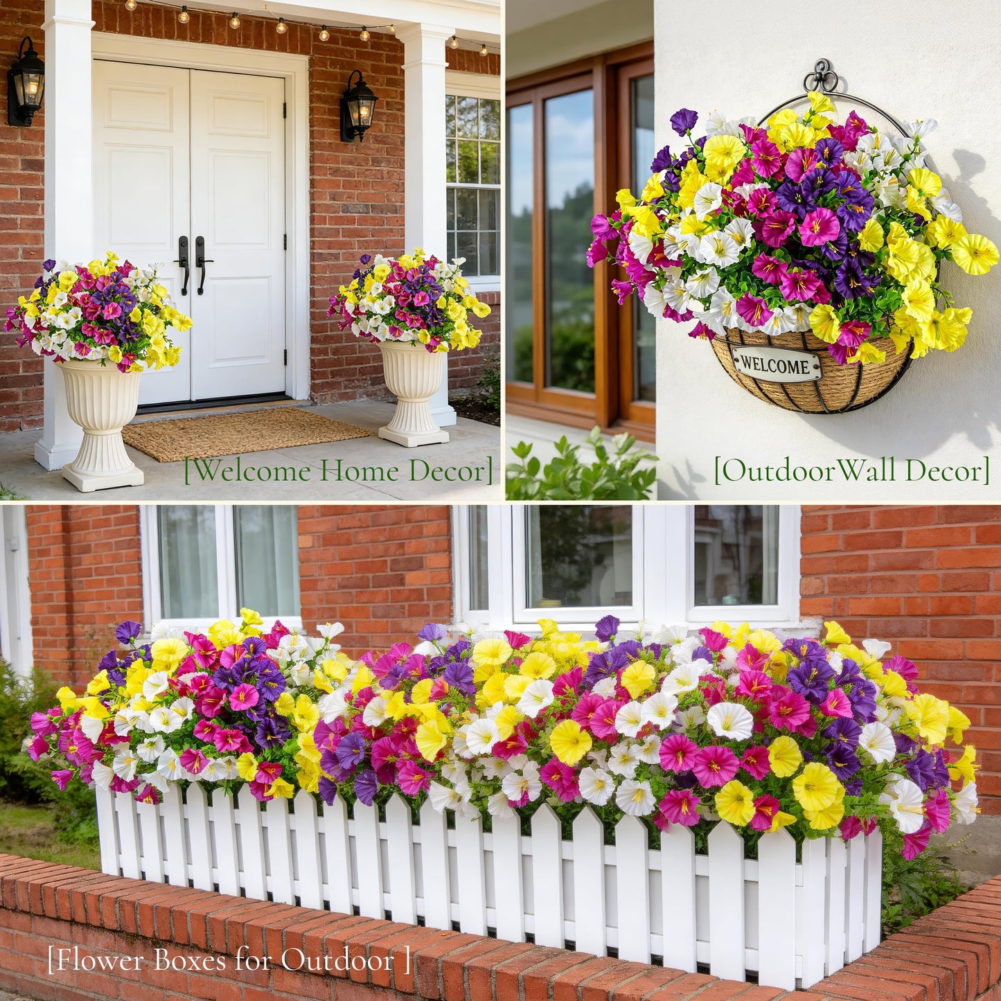 ✨Last Day 60% OFF🌸🌼UV Resistant Artificial Petunias Flowers