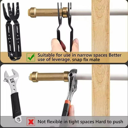 Disconnect Tong Sized 1/2 inch, 3/4 inch, 1 inch, Removal Tool used for Demount Brass Push Fit, Push-to-Connect Fittings