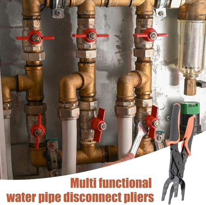 Disconnect Tong Sized 1/2 inch, 3/4 inch, 1 inch, Removal Tool used for Demount Brass Push Fit, Push-to-Connect Fittings