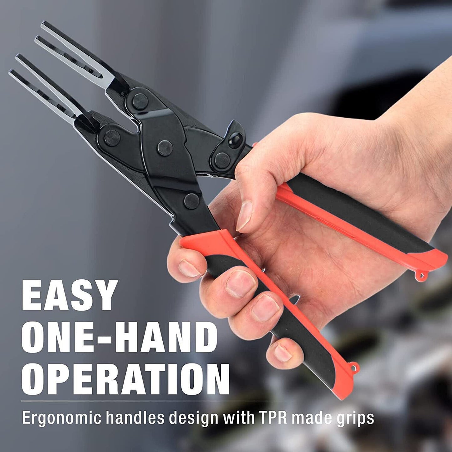 Disconnect Tong Sized 1/2 inch, 3/4 inch, 1 inch, Removal Tool used for Demount Brass Push Fit, Push-to-Connect Fittings
