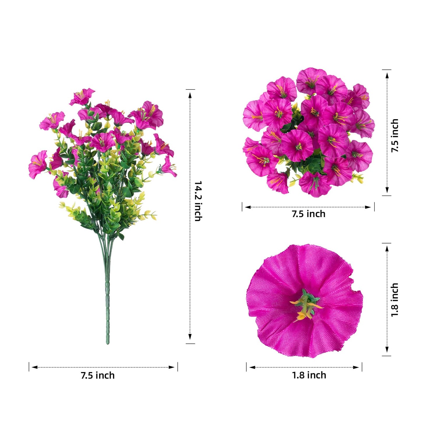 ✨Last Day 60% OFF🌸🌼UV Resistant Artificial Petunias Flowers