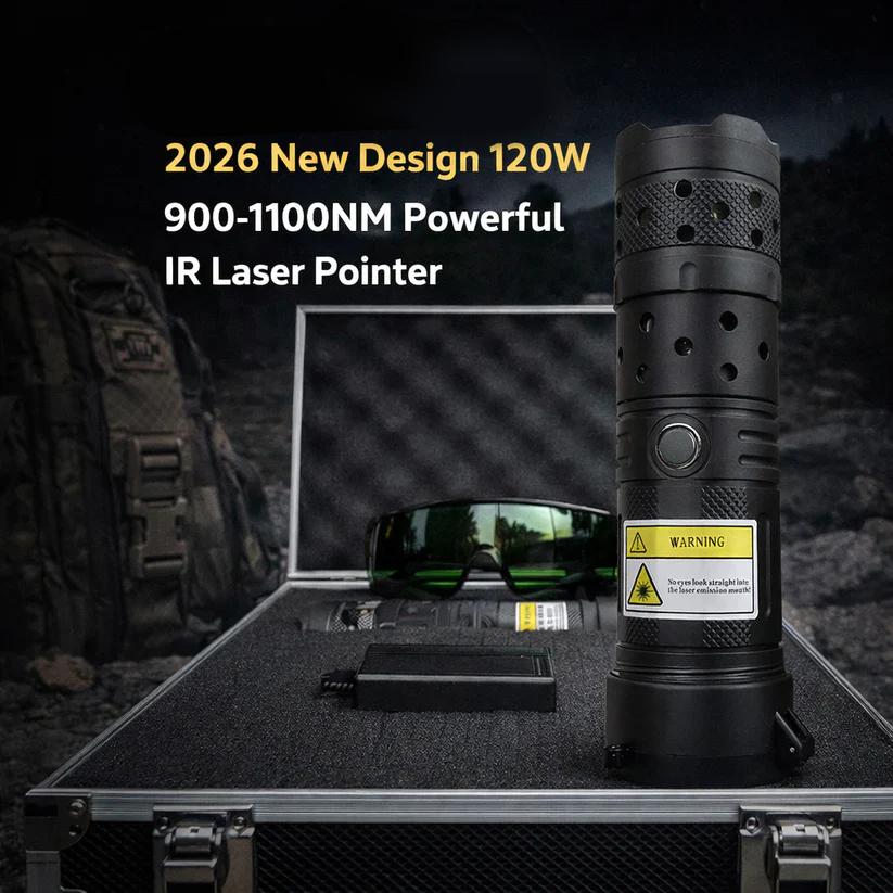 🔥2026 120W 900-1100nm High-Power IR Laser Pointer
